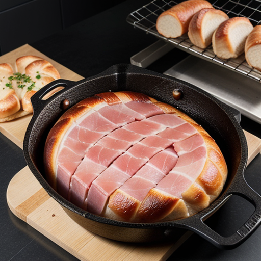 ham in a roaster pan