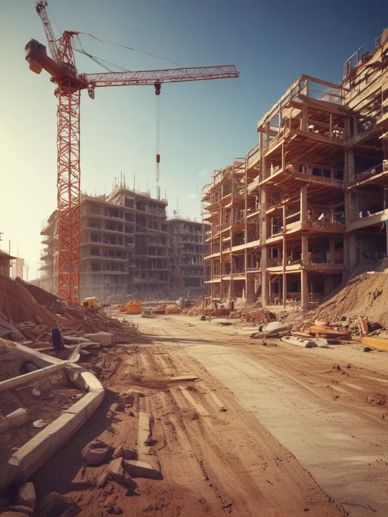 construction site background