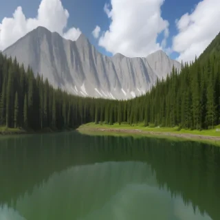 background lake