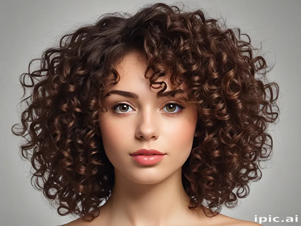 curly hair png