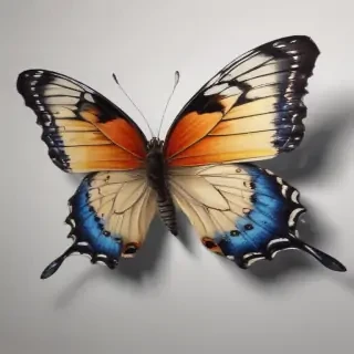 drawing pic of butterfly
