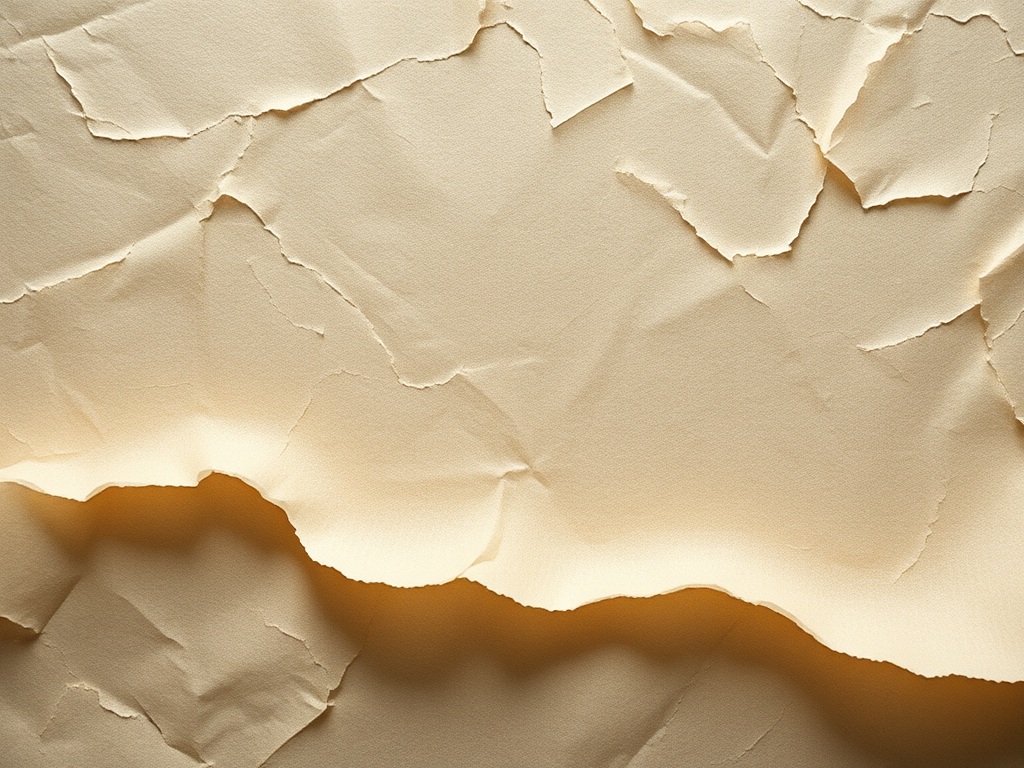 create a high-resolution parchment paper texture with soft lighting, shot with a Canon EOS R5 at f/2.8, ISO 100, 50mm lens, top-down view, soft focus style.