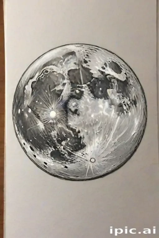 moon sketch