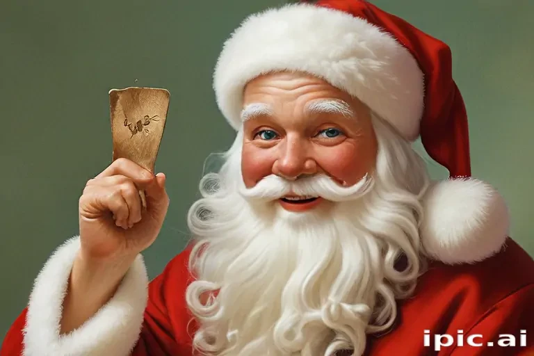 images of vintage santa