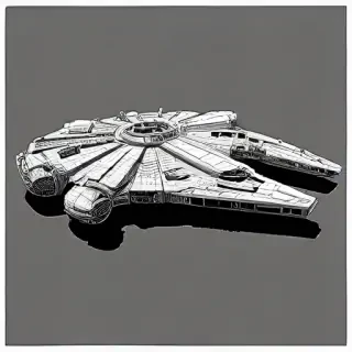millennium falcon clip art