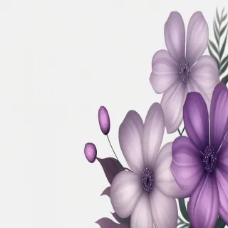 purple flowers png