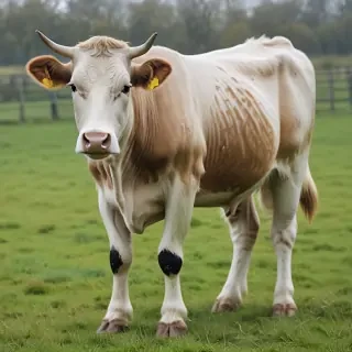 transparent cow