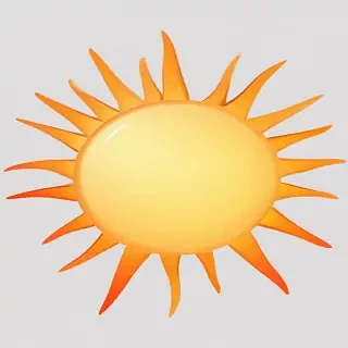 sun clipart no background