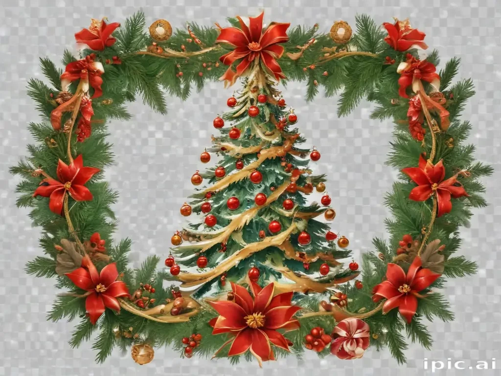 merry christmas clip art transparent background