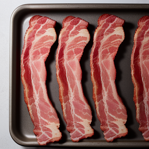calories in thick cut bacon