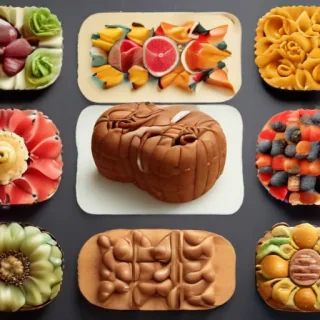 animated food