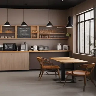 coffee shop mockup