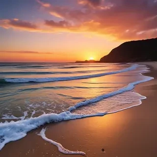 sunset wallpaper beach