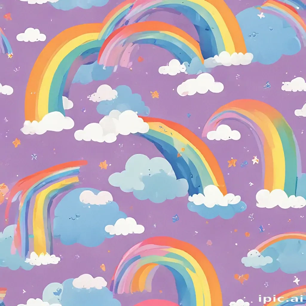 cute rainbow wallpaper