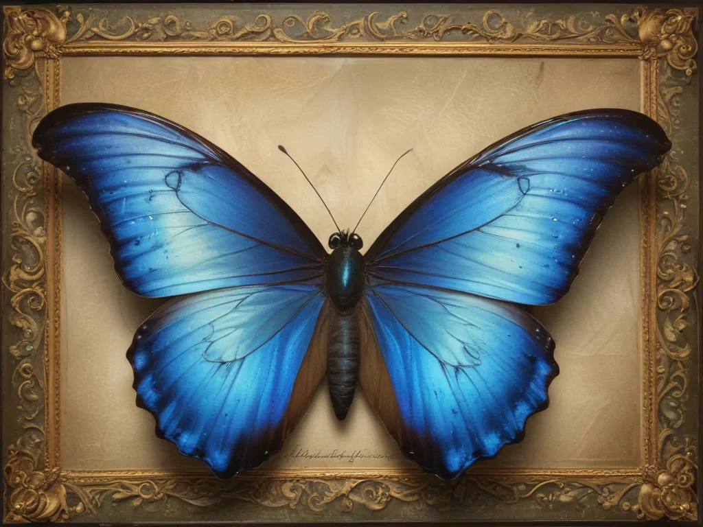 blue morpho butterfly