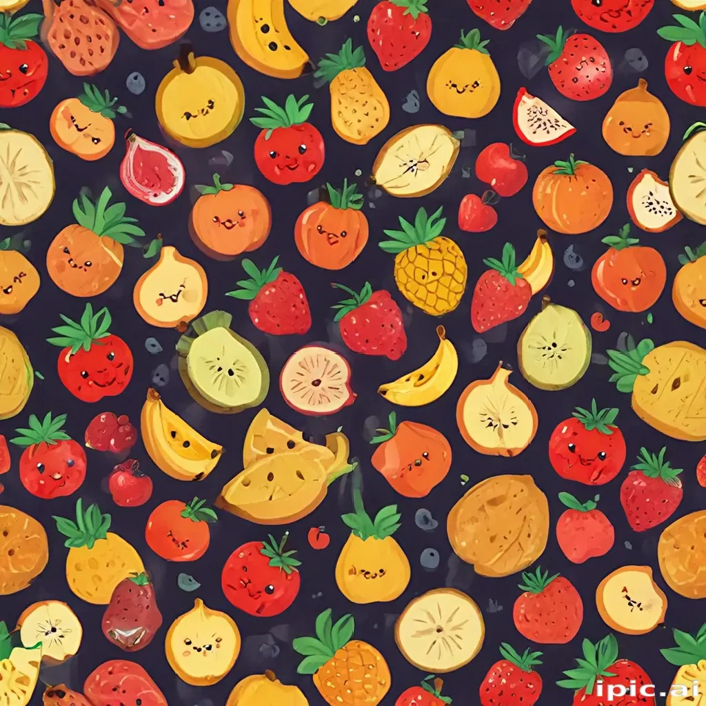 cartoon fruit