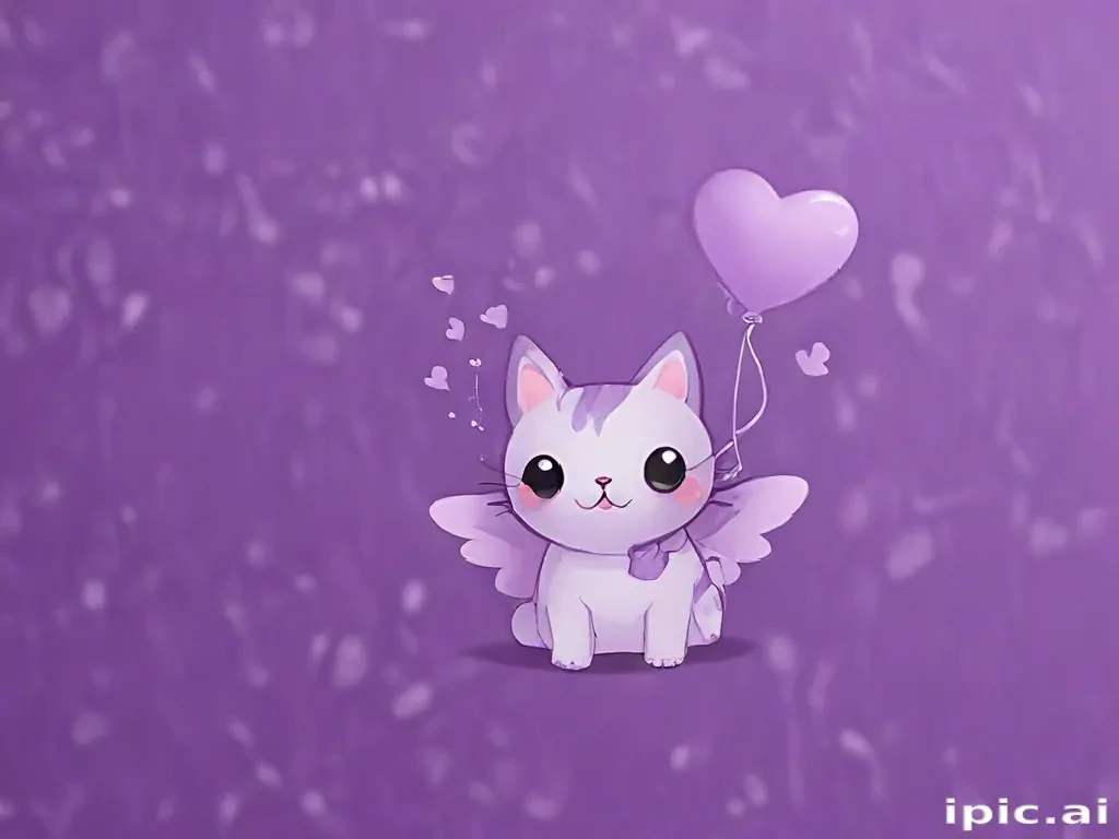 purple wallpaper cute