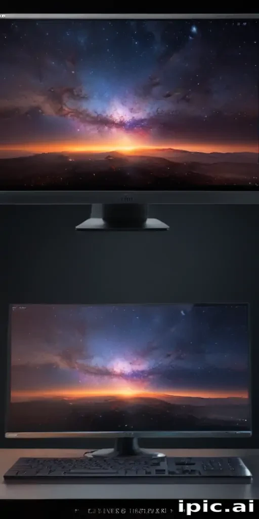 computer mockup