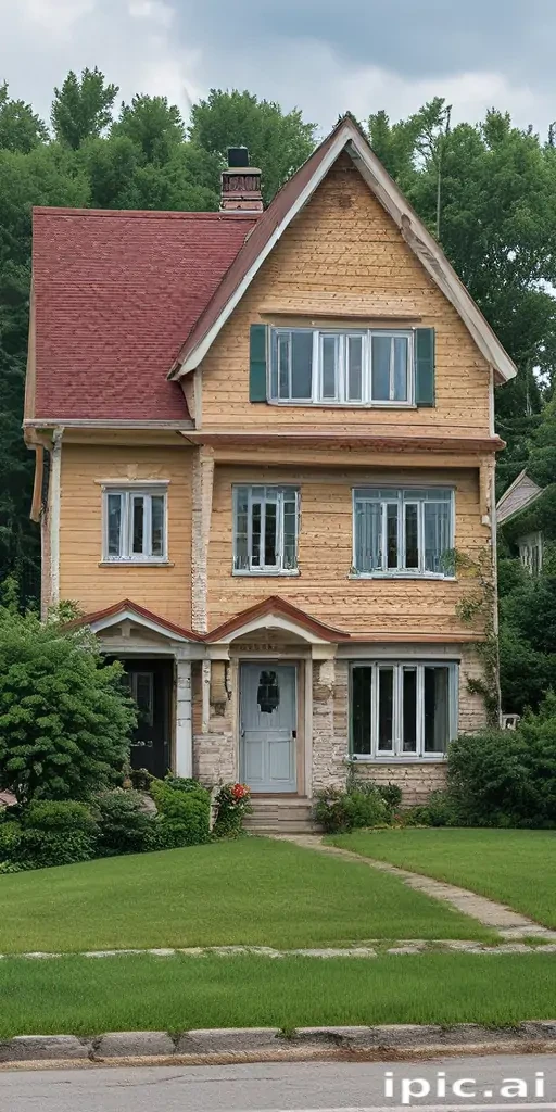 background of the house