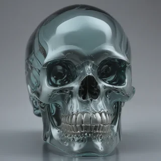 transparent skull