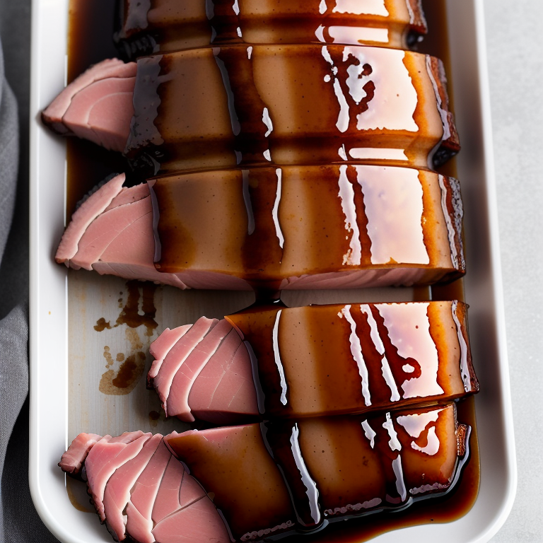 maple bourbon glaze for ham