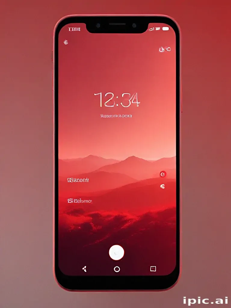 red lockscreen