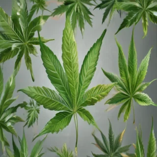 marijuana leaf transparent background