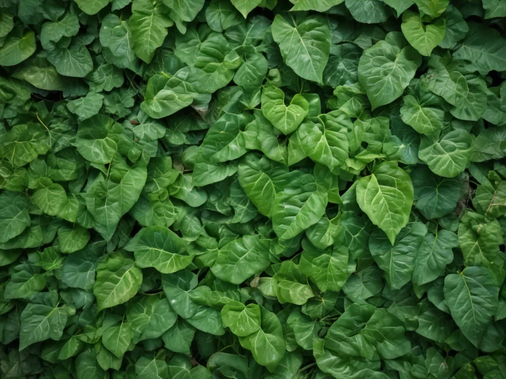 leaf background green