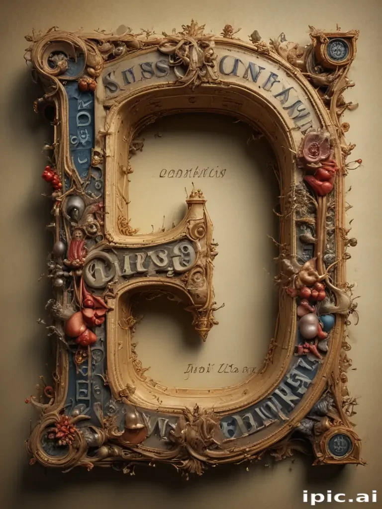 letters as images