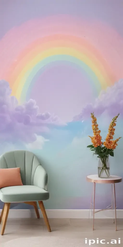rainbow pastel wallpaper