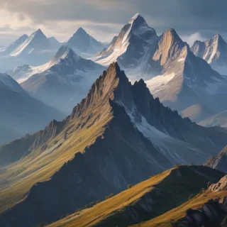 transparent mountains