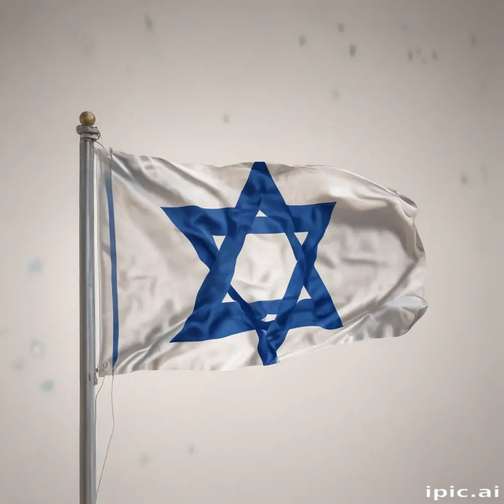 transparent israel flag