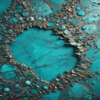 turquoise background