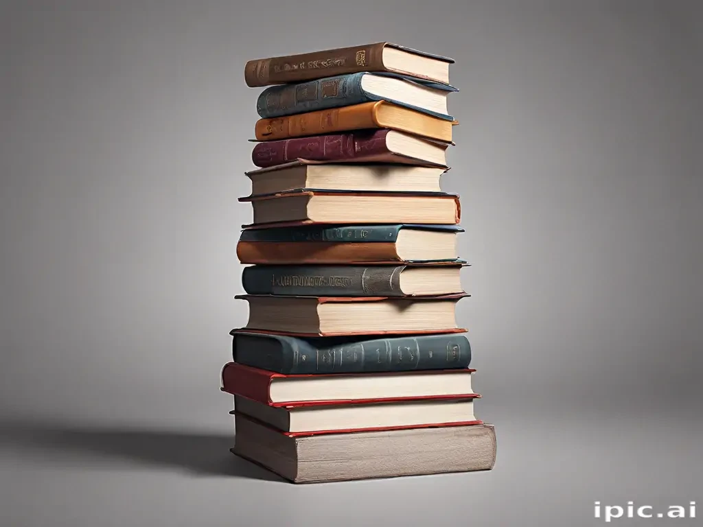 book stack png