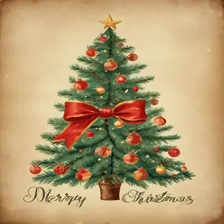 merry christmas images vintage