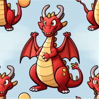 cartoon dragon