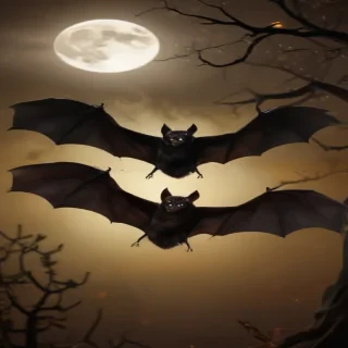 pictures of halloween bats