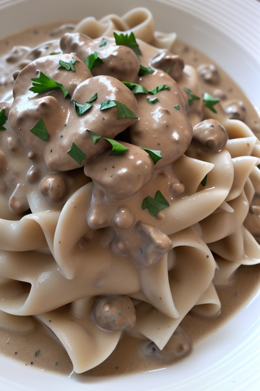 beef stroganoff recipe no mushrooms