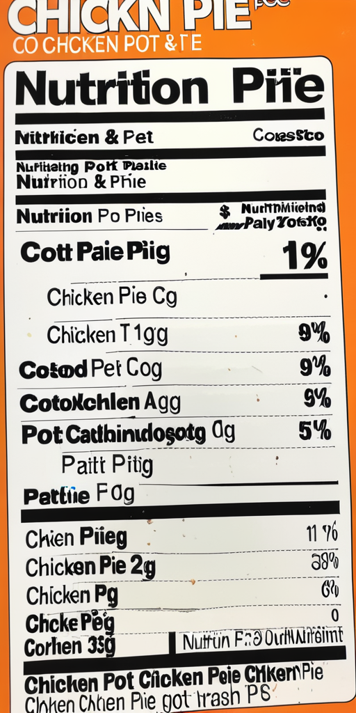 costco chicken pot pie nutrition