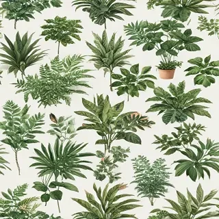 plants no background