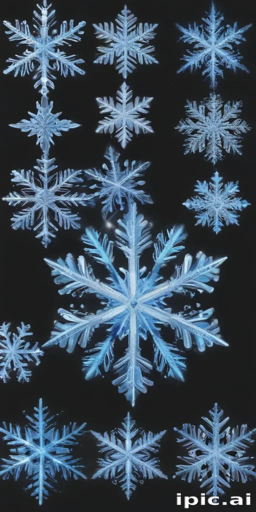 snowflake clipart with transparent background