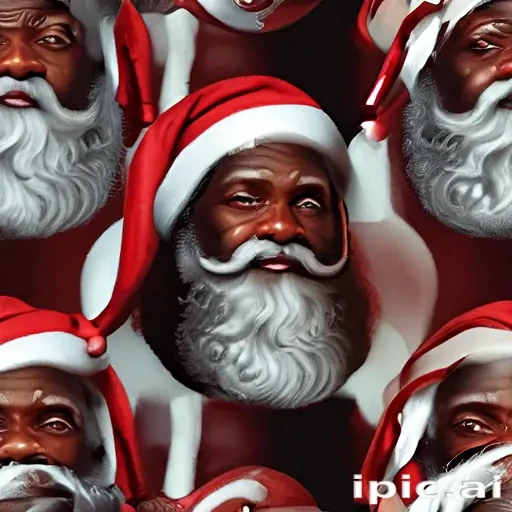 image of black santa