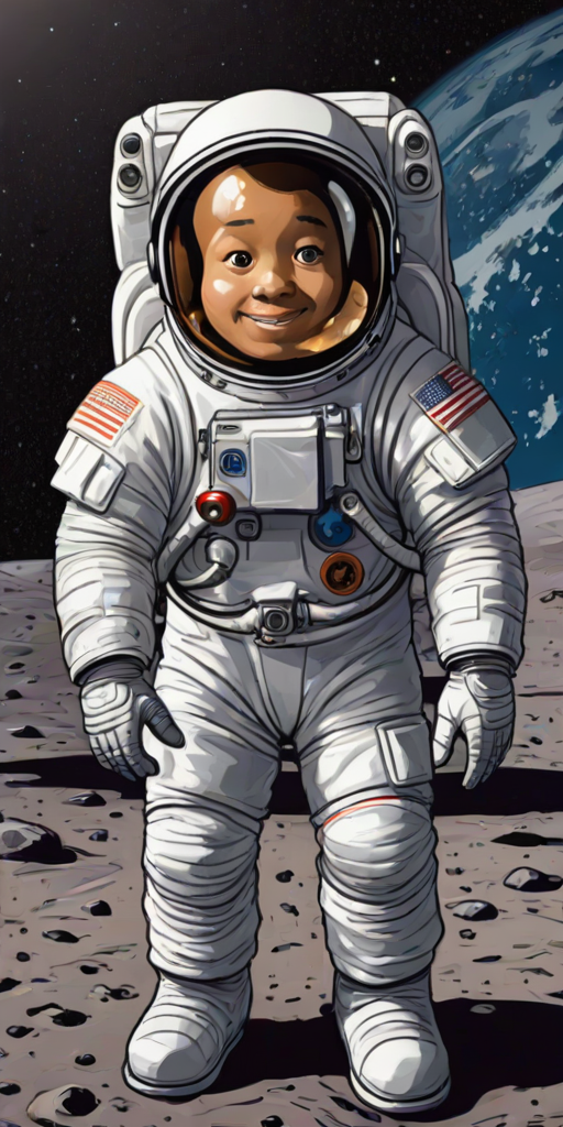 astronaut cartoon