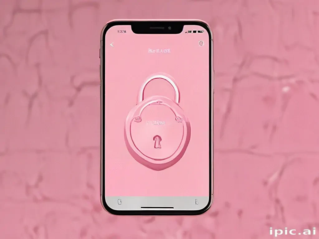 pink lock screen