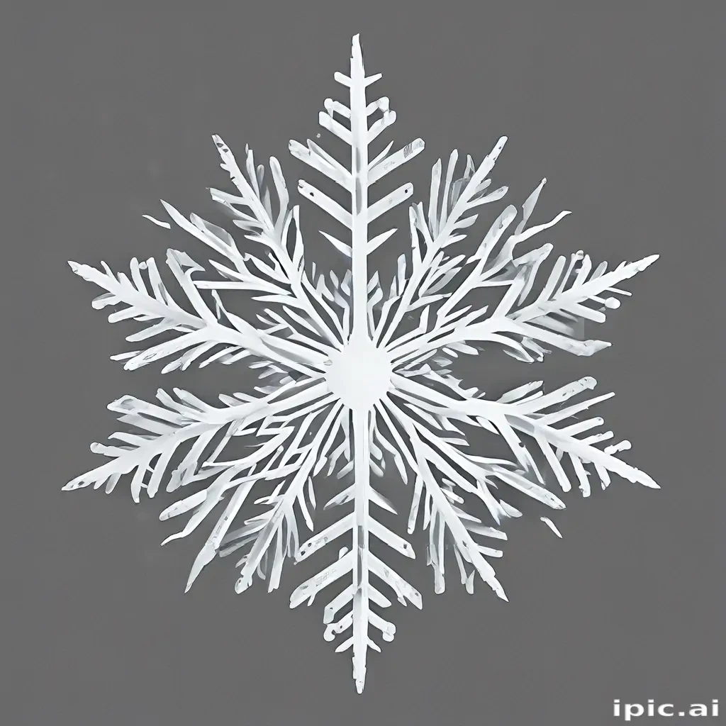 snowflake clipart free