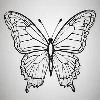 butterfly outline
