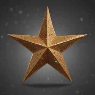 glitter star png