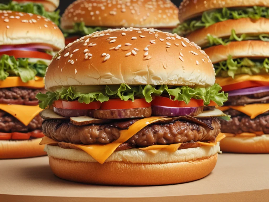 hamburger drawing
