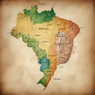 map of brazil