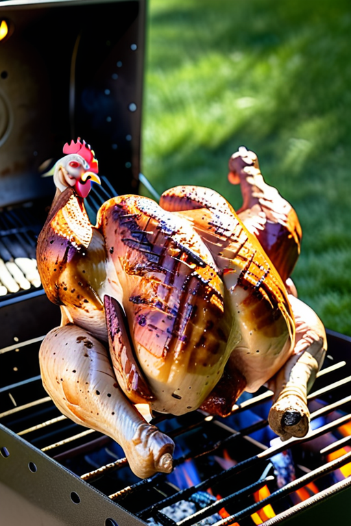 beer can chicken on a pellet grill